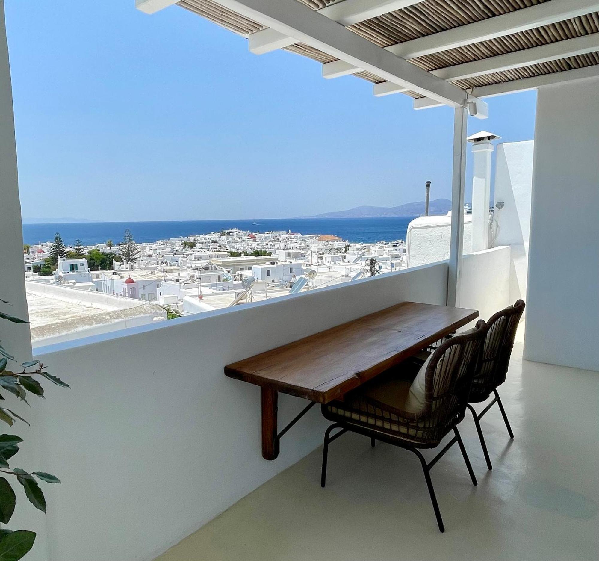 Mykonian Starling - Town N' Sunset View Apartment Mykonos Town Luaran gambar