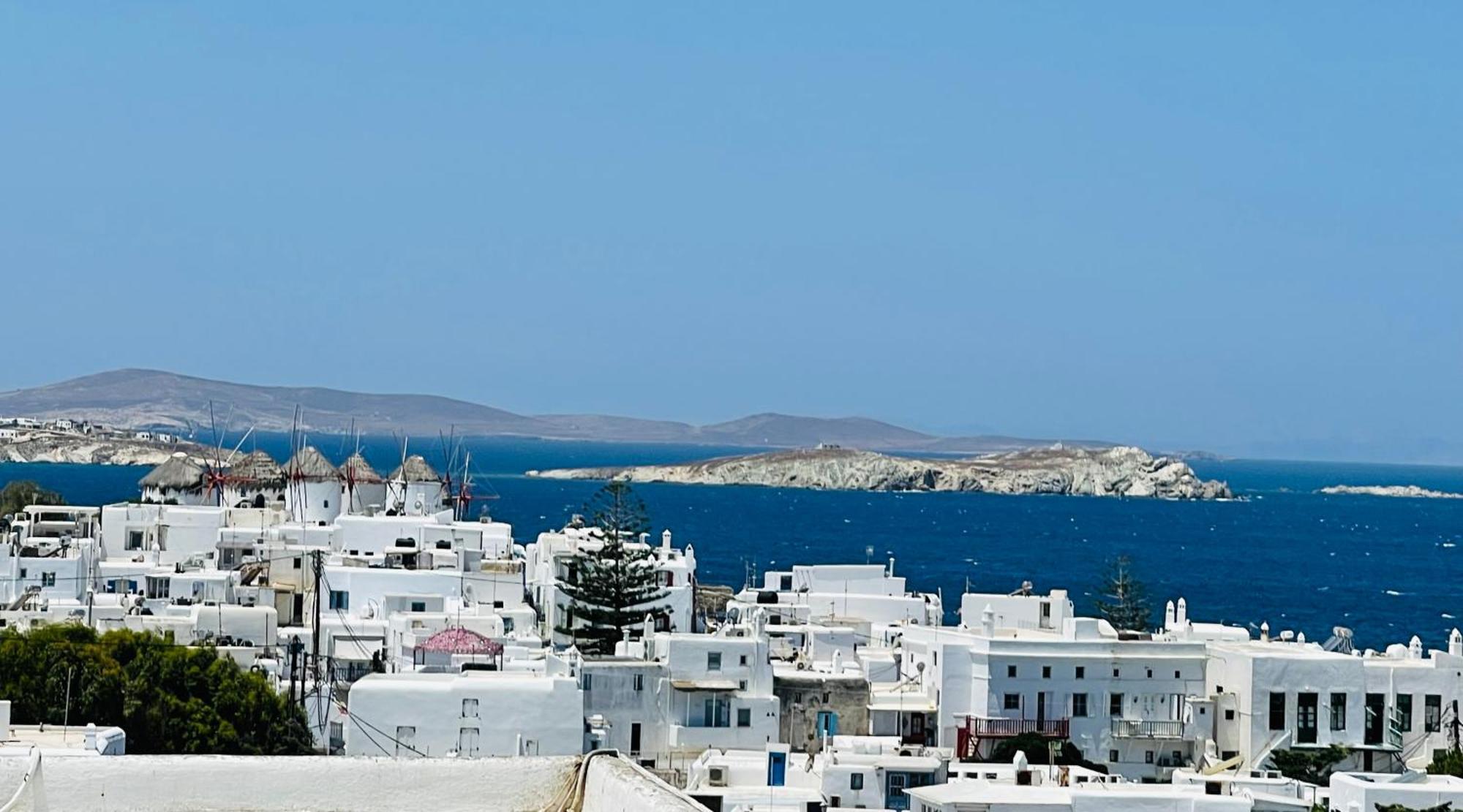 Mykonian Starling - Town N' Sunset View Apartment Mykonos Town Luaran gambar