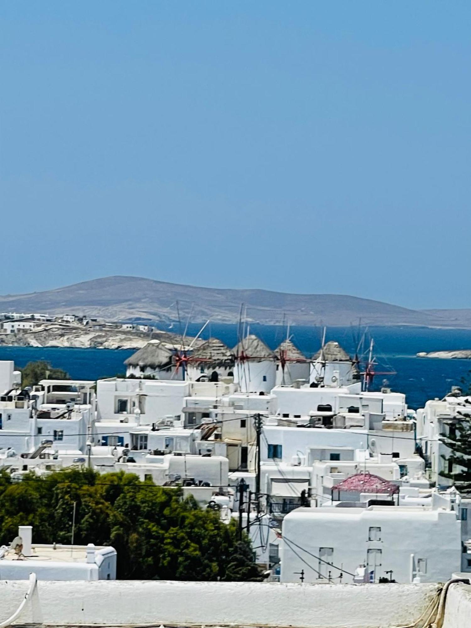 Mykonian Starling - Town N' Sunset View Apartment Mykonos Town Luaran gambar